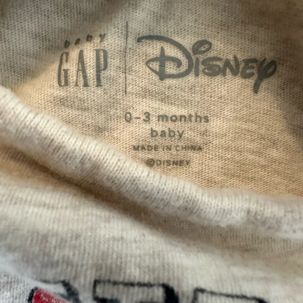 Baby Gap Disney Mickey Minnie 0-3 Months one piece outfit
